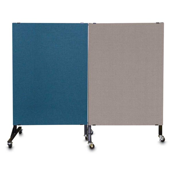 Enclosed Corkboard, 3 Door, 96"x48", 4" Fra